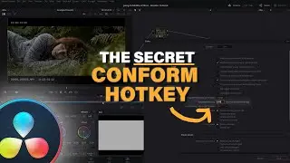 The Secret Hotkey for Conforming in Resolve