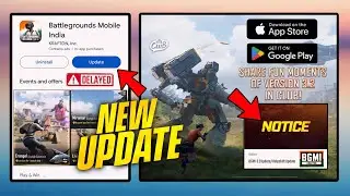 URGENT NOTICE📵BGMI 3.2 NEW UPDATE DELAYED - HOW TO UPDATE BGMI 3.2 VERSION RELEASE DATE - ParasGamer