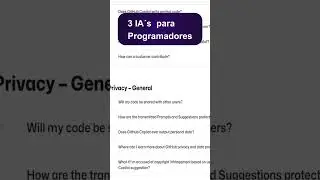 IA para programar (Copilot / GPT / Programming Helper )