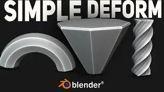 blender tips : How to use simple deform modifier