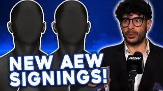 NEW AEW Signings! AEW Titles VACATED!  & More Wrestling News!