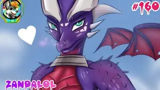 Furry n°160(+18): Charismatic Cynder showing her beautiful breasts 