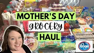 MOTHER'S DAY GROCERY HAUL FROM KROGER AND TARGET! | BRADY BROWNING