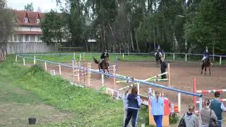 Конкур на мощность прыжка (заход 5) Иван на Даре (31.05.2015)