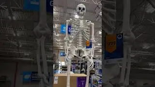 Halloween @lowes 2024 🎃 #loweshalloween #halloweendecor #skeleton