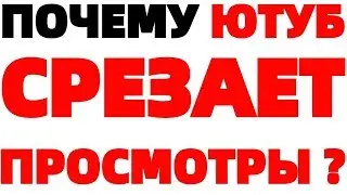 Уменьшаются просмотры на Youtube Ютуб списывает срезает просмотры на видео !