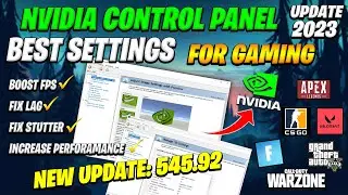 Nvidia Control Panel Latest Update 545.92 | Nvidia Best Optimizations & Settings For Gaming (2023)