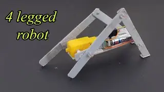 How to Make a 4 Legged Robot | Awesome Idea with DC Motor  | DM