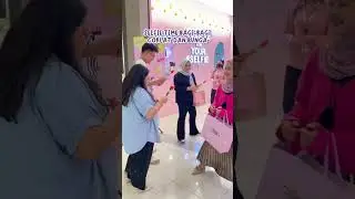 Bagi-bagi coklat dan bunga💗😱