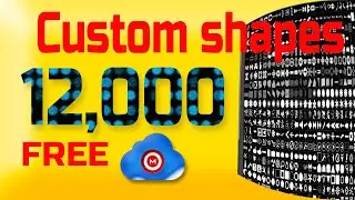 12000  Photoshop Custom Shapes Free