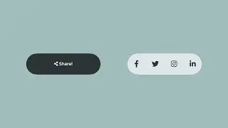 Animated Share Button Using Only HTML & CSS