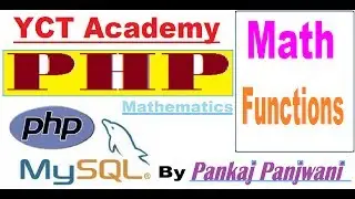 PHP  : Math Functions In PHP(In Hindi) By Pankaj Panjwani