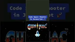 Code Space Shooter in Javascript in 1 minute 👌