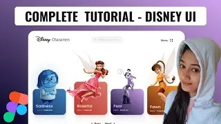 Disney UI Design | Animation in Figma - Complete Tutorial