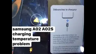 Samsung A02 / A02s not charging problem Fix / samsung A02 A02S charging temperature problem