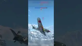Ki-100-II low altitude brawling: War Thunder arcade gameplay