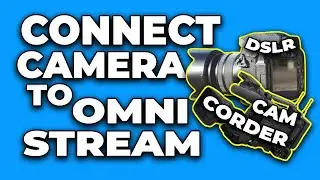 How To Connect | DSLR | CAMCORDER | Camera To OMNISTREAM Mobile APP