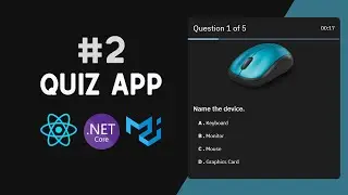 #2 -  Quiz App with React and AspNet Core API