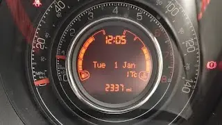 How To Set The Time And Date Fiat 500