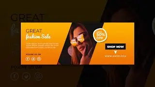 Facebook Cover Design in photoshop | Facebook cover photo design (2020)