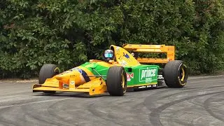 Michael Schumacher's F1 Benetton-Ford B193 at Festival of Speed!