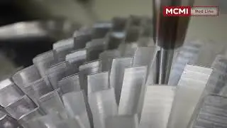 Обработка лопаток импеллера на пятиосевом обрабатывающем центре MCMI серии Red Line