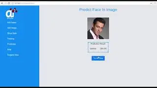 GUI Based on Real Time Face recognition ML Model API |AI Sangam