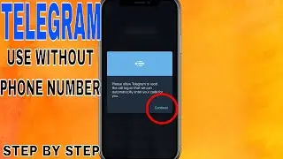 ✅ How To Use Telegram Without A Phone Number 🔴