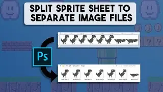 Split Sprite Sheet into Separate Image Files (with Photoshop)