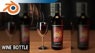 Wine Bottle - Blender 3D Tutorial