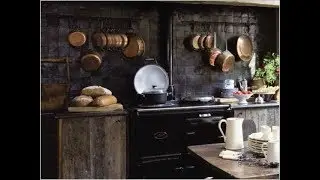 Dark And Atmospheric Vintage Moody Kitchen By deVOL