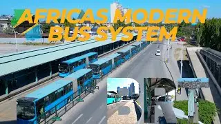 Inside the Modern Tanzania Bus Rapid Transport BRT |Africa's efficient urban transports