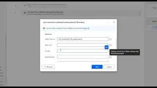 Power Automate Desktop || List rows from selected environment (Action)
