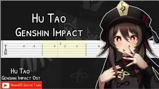 Genshin Impact Ost - Hu Tao Theme Guitar Tab Tutorial