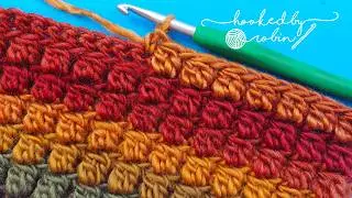 How To Crochet An Easy Stitch - Ideal For Blankets! 🧶