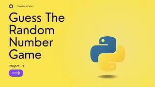 Python random number guessing game | Python Project Video - 1