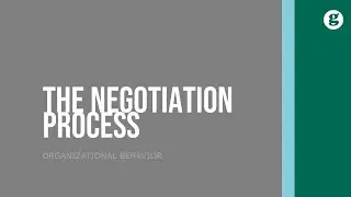 The Negotiation Process