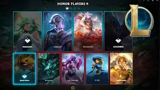 NEW HONOR SYSTEM in League of Legends - PBE Preview