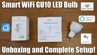 Smart GU10 WiFi Bulb no Hub Required Works with Alexa and Google Home Hands on Review and Test