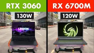 RX 6700M 120W vs RTX 3060 130W Laptop | 10 Games comparison