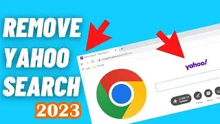 How To REMOVE YAHOO SEARCH From CHROME ( NEW 2023 )