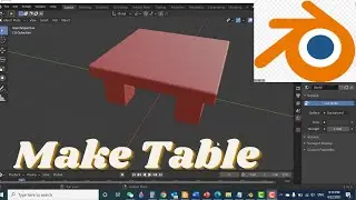 Beginner Tutorial Blender | 3D Model in blender | How to make table in blender Blender 2.9x