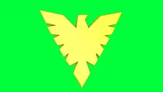 Phoenix Green Screen Logo Loop Chroma Animation