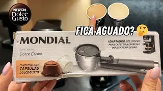 Testando PORTA CÁPSULA DOLCE GUSTO na cafeteira MONDIAL DOLCE CREMA 20 BAR!