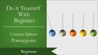 Do it yourself With Beginner Creative Sphere  Powerpoint Template