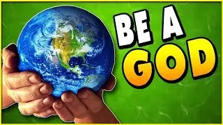 BECOME A GOD & CONTROL A Planet and Humans! | The Universim Gameplay (God Game)