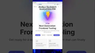 Get Started with TypeScript & React NOW! w/ Vite. 
