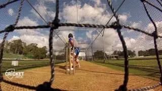 Starc smashes the cricket.com.au GoPro!