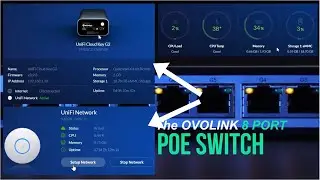 Setting Up Wireless Networks with Ubiquiti Unifi | Cloud Key Gen2 | Featuring OVOLINK Poe Switch!
