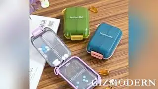 Weekly Large Capacity Pill Portable Moisture-proof Pill Organizer